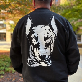 Doberman Sweater 'Head White'