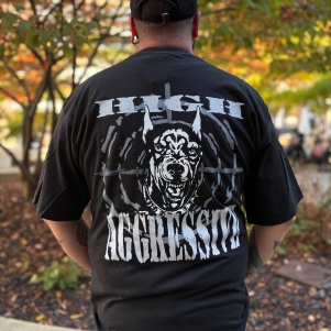 Doberman T-shirt 'High Aggressive'