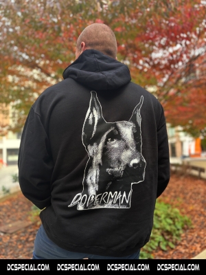 Doberman Hooded Sweater 'Head'