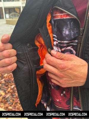 Australian Bomber Veste 'Archive Black/Gold'