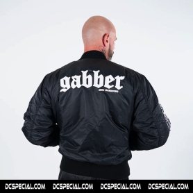 100 Hardcore Bomber Jas 'Gabber Black'