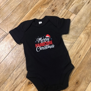 Hardcore Kerst Baby Romper 'Merry Hardcore Christmas'