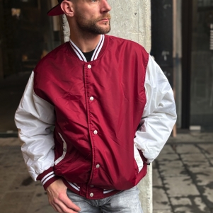 Everlast Baseball Jas 'Burgundy/White'