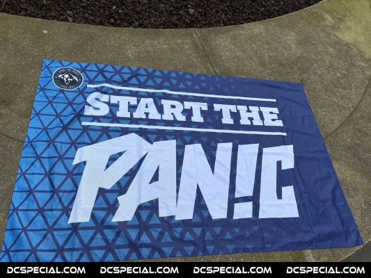 Panic Vlag 'Start The Panic Blue'