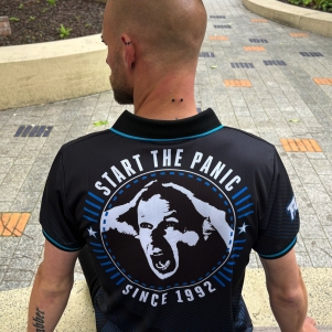 Panic Maillot de football 'Start The Panic Blue'