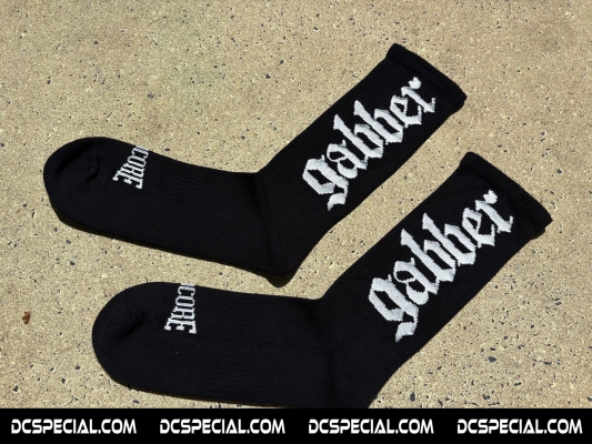 100% Hardcore Socks 'Gabber Black'