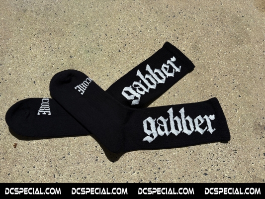 100% Hardcore Socks 'Gabber Black'
