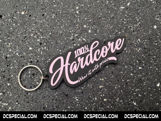 100% Hardcore Keychain 'Script'