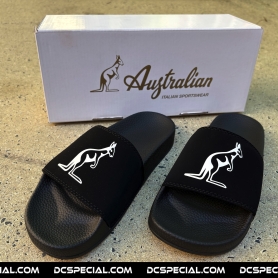Australian Slippers 'Black/White'