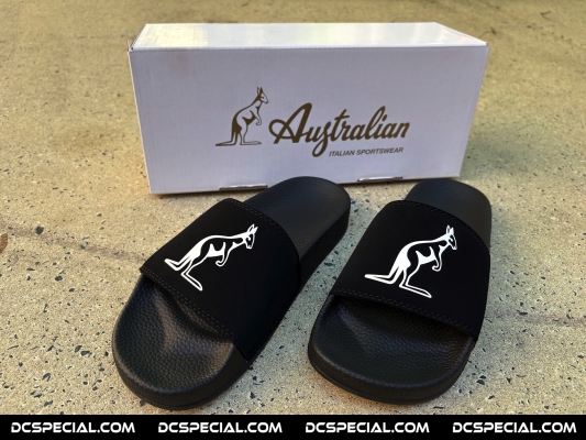 Australian Pantoufles 'Black/White'