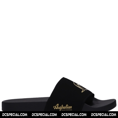 Australian Slippers 'Black/Gold'
