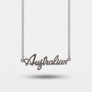Australian Zilveren Ketting 'Australian'