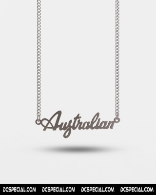 Australian Zilveren Ketting 'Australian'