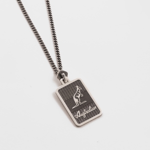Australian Zilveren Ketting 'Australian Hanger'