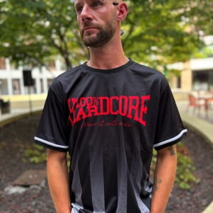 100% Hardcore Voetbalshirt 'Striped Distorted'