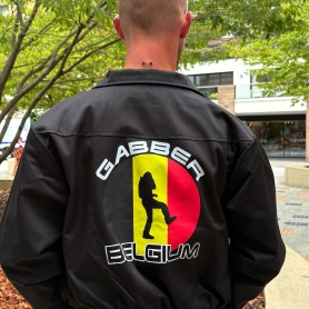 Hardcore België Bomber Veste 'Gabber Belgium'