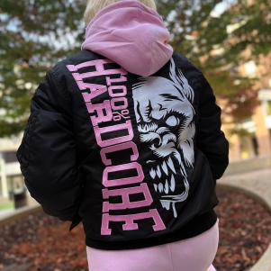 100 Hardcore Dames Bomber Jas 'Branded Rade'