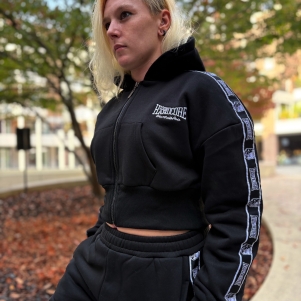 100% Hardcore Cropped Hooded Sweater 'Branded Rage'