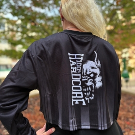 100% Hardcore Dames Cropped Longsleeve Voetbalshirt 'Branded Rage'