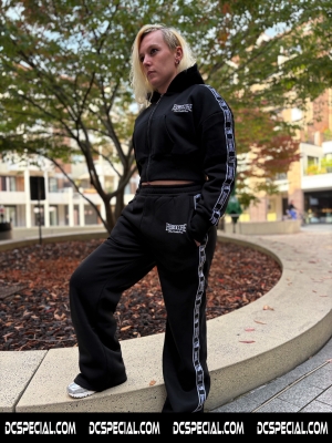 100% Hardcore Pantalon de jogging femme coupe droite 'Essential'