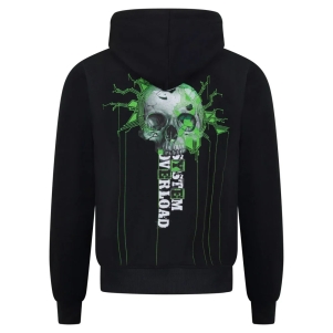 System Overload Hooded Sweater 'System Overload X 100% Hardcore Skull'