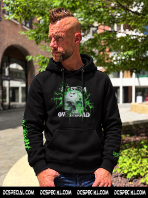 System Overload Hooded Sweater 'System Overload X 100% Hardcore Skull'
