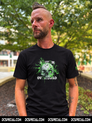 System Overload T-shirt 'System Overload X 100% Hardcore Skull'