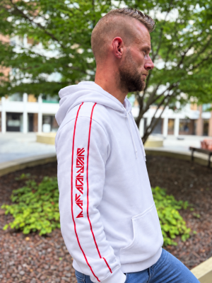 Marc Acardipane Hooded Sweater 'Carrier White'