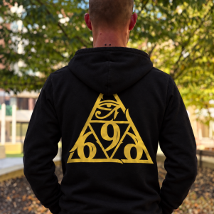 Triple Six Records Hooded Sweater 'Essential Gold'