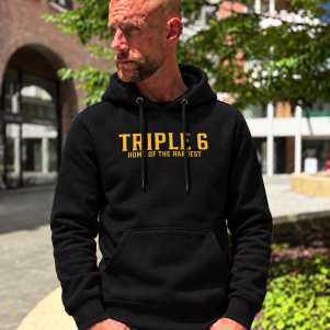Triple Six Records Hooded Sweater 'Essential Gold'