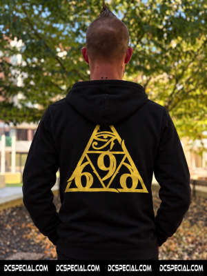 Triple Six Records Hooded Sweater 'Essential Gold'
