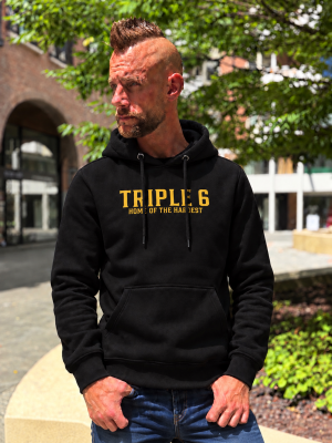 Triple Six Records Hooded Sweater 'Essential Gold'