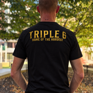 Triple Six Records T-shirt 'Essential Gold'