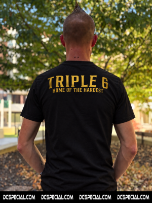 Triple Six Records T-shirt 'Essential Gold'