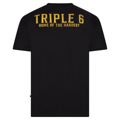 Triple Six Records T-shirt 'Essential Gold'