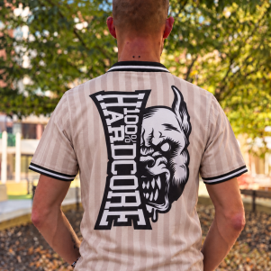 100% Hardcore Voetbalshirt 'Classic Striped Sand'